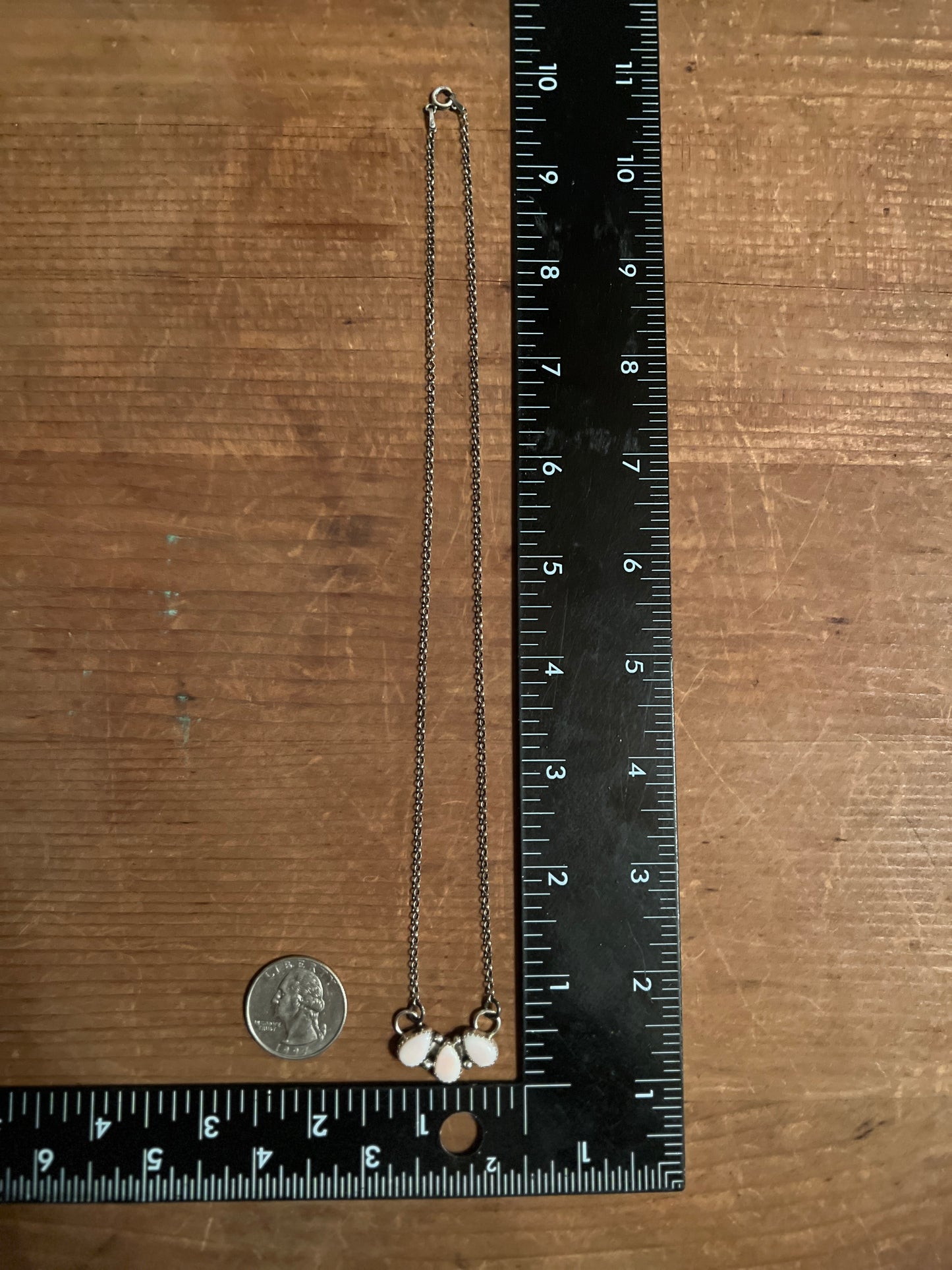 Authentic Navajo Pink Conch Necklace by Maxine Ramirez