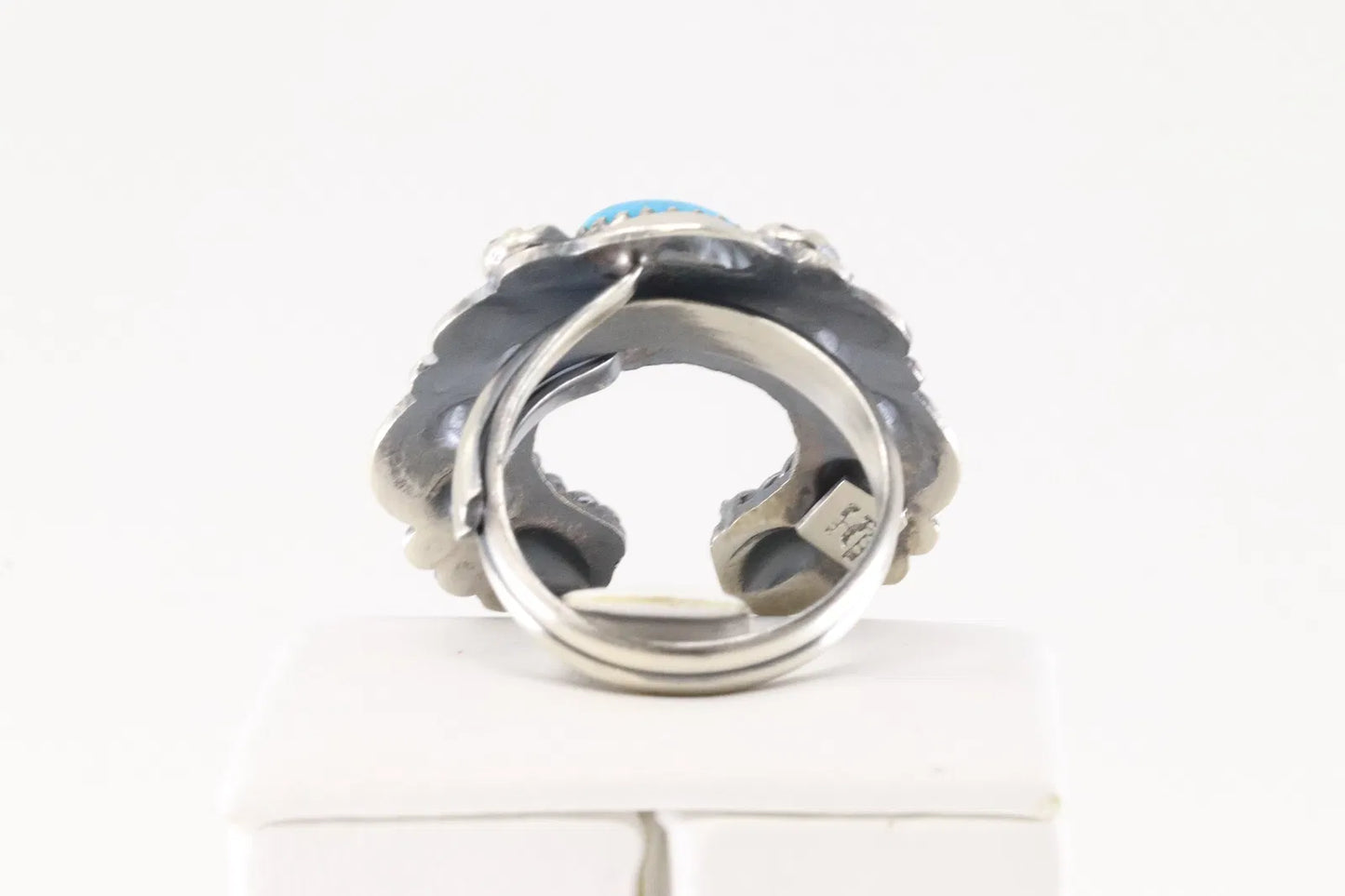 Adjustable Native American Flower Ring by T Yazzie