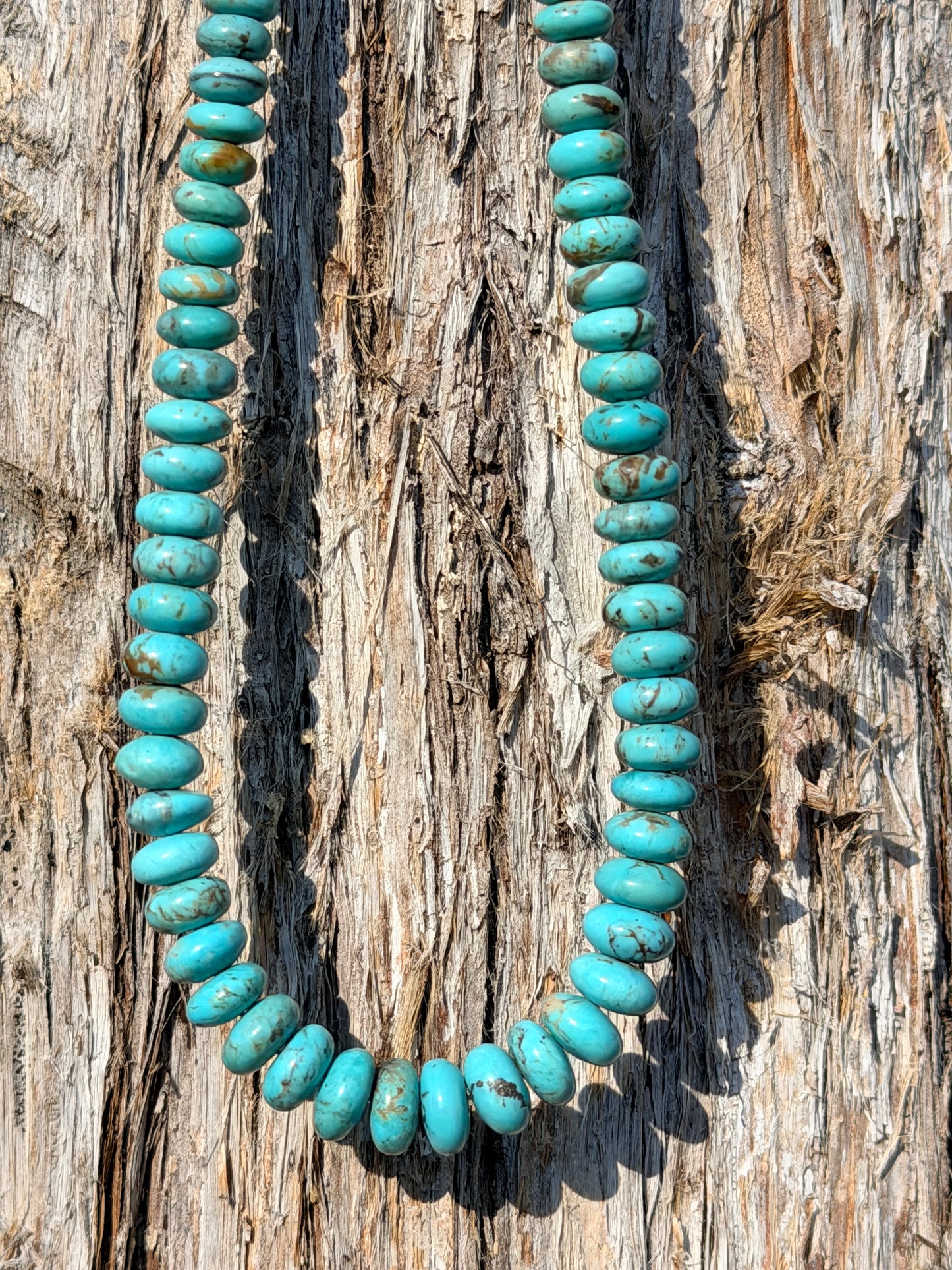 Authentic Rondelle Turquoise Necklace