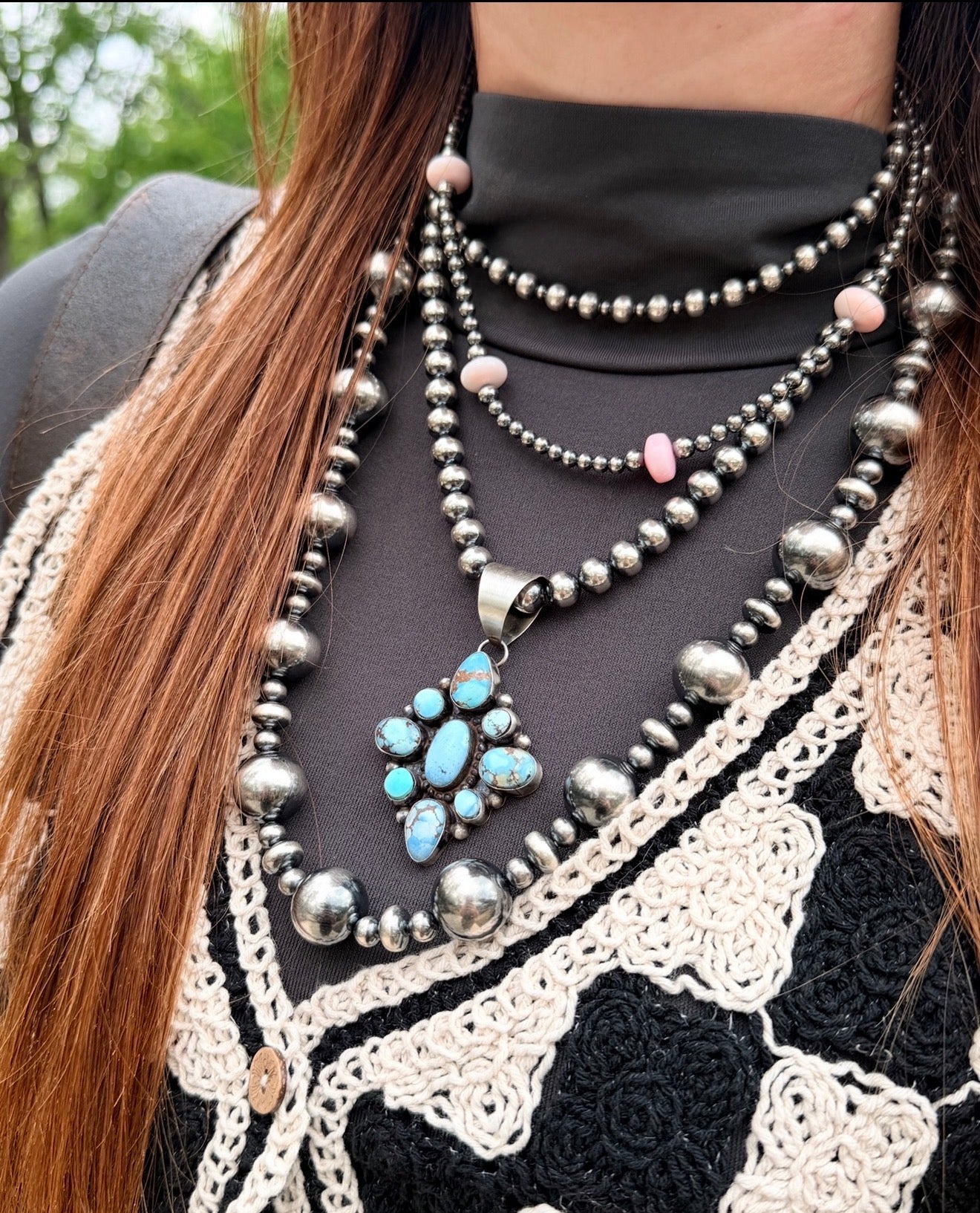 8mm Round Silver Necklace