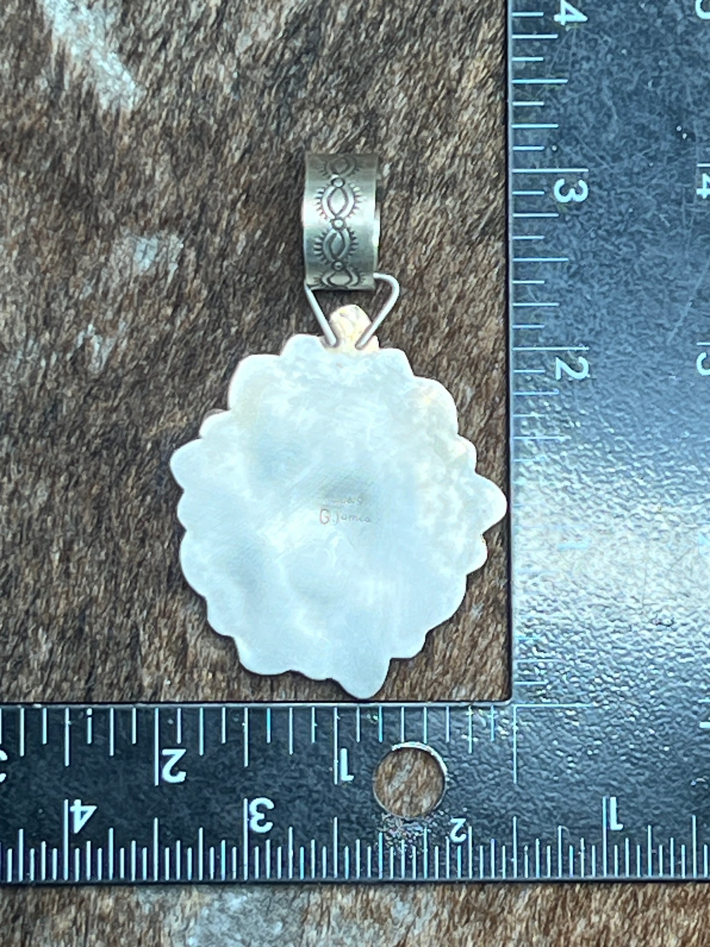 Large Cluster Turquoise Pendant by Geraldine James