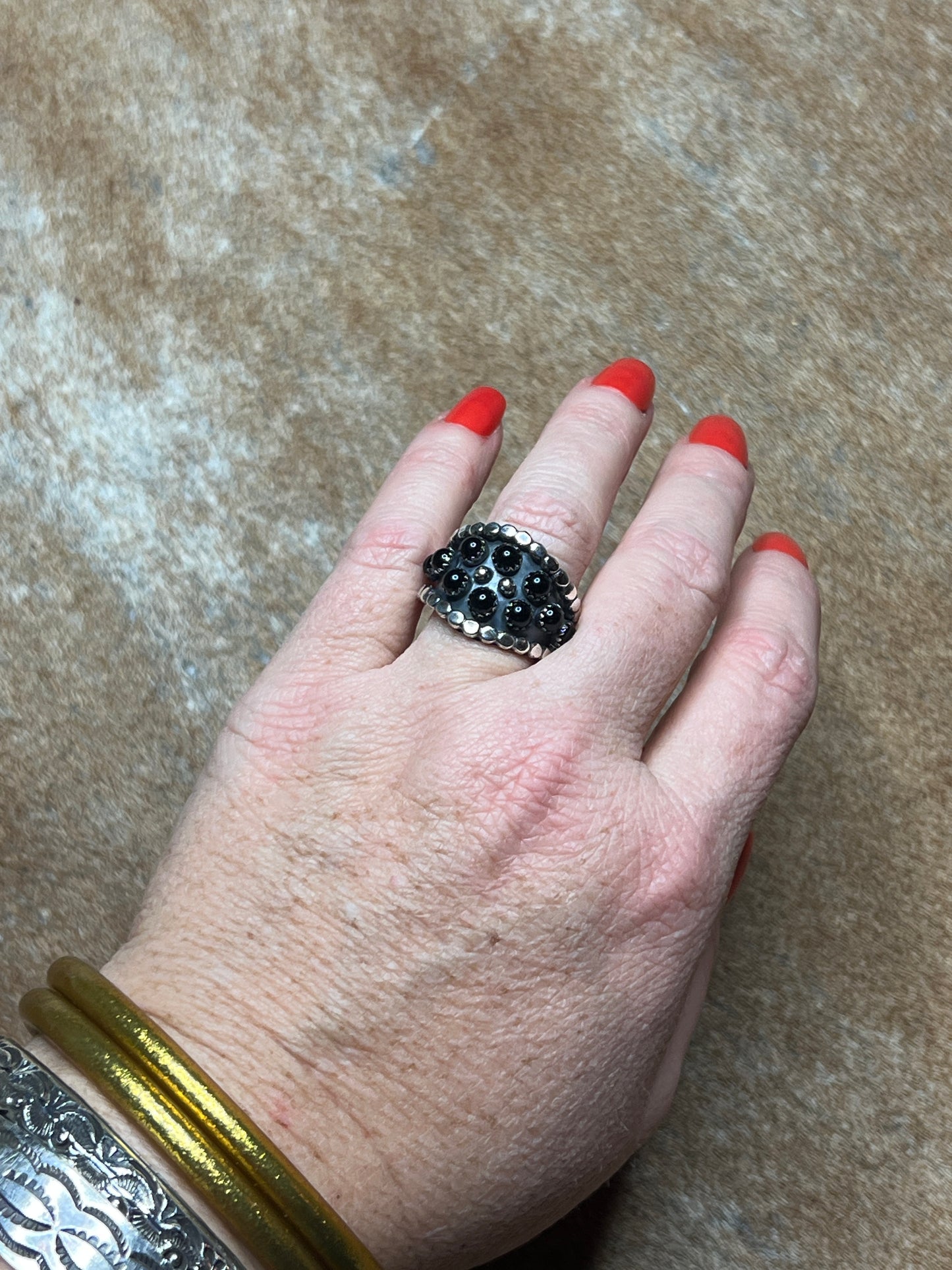 Black Onyx Ring size 8
