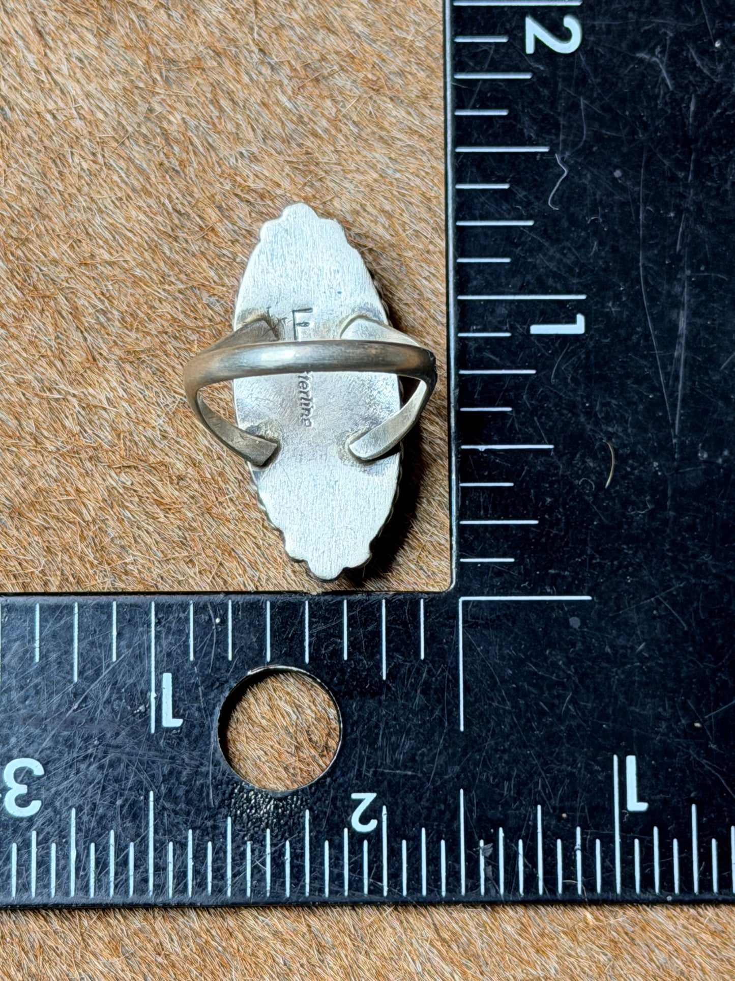 Thunder Mountain Turquoise Ring size 7.75