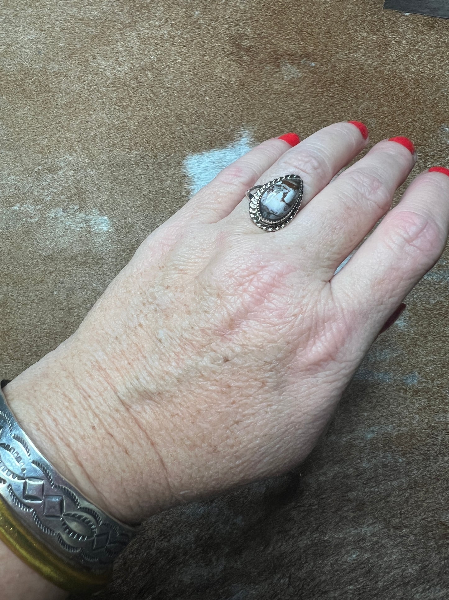 Wild Hose Ring by Platero size 7