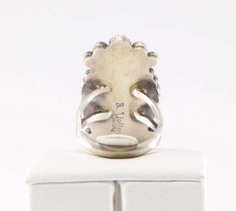 White Water Turquoise Ring by Yellowhorse size 6.5