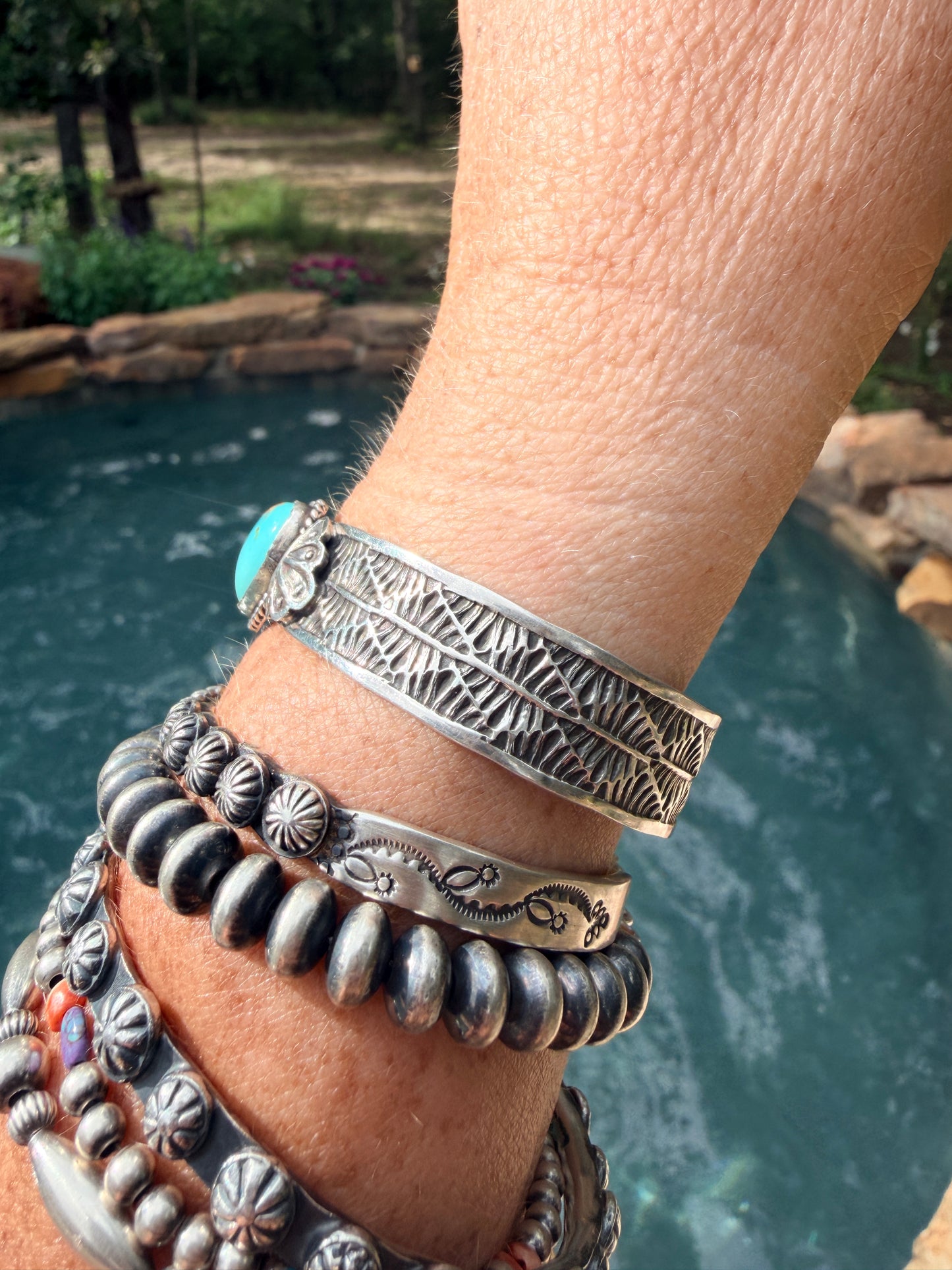Native Made Sunshine Reeves Kingman Cuff