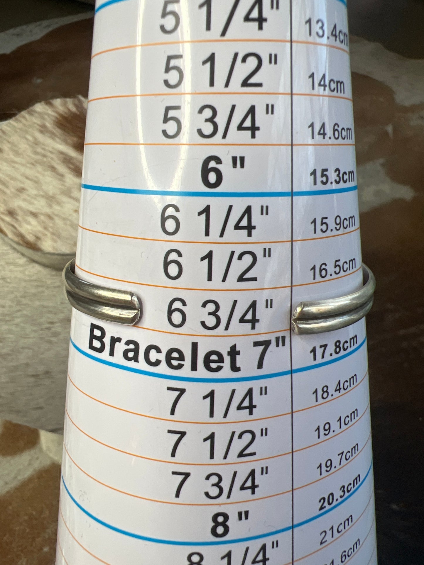Jeff James Jr. Navajo Cotton Candy Turquoise Cuff