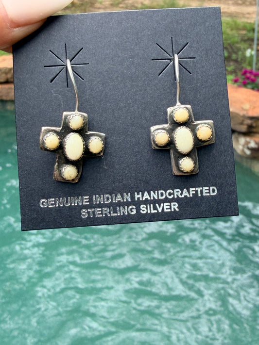 Sterling Silver Native American Earrings by Daslin