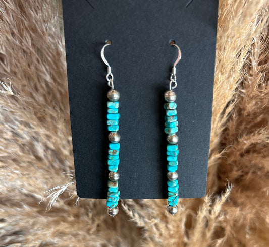 Turquoise and Sterling Earrings