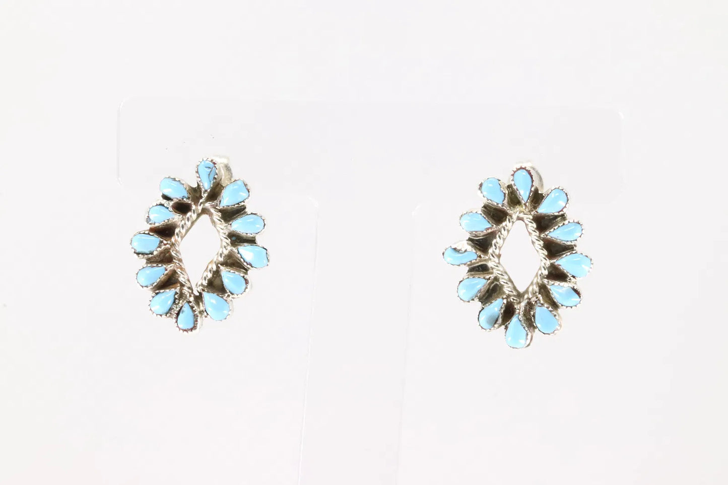 Native American Zuni Turquoise Post Earrings