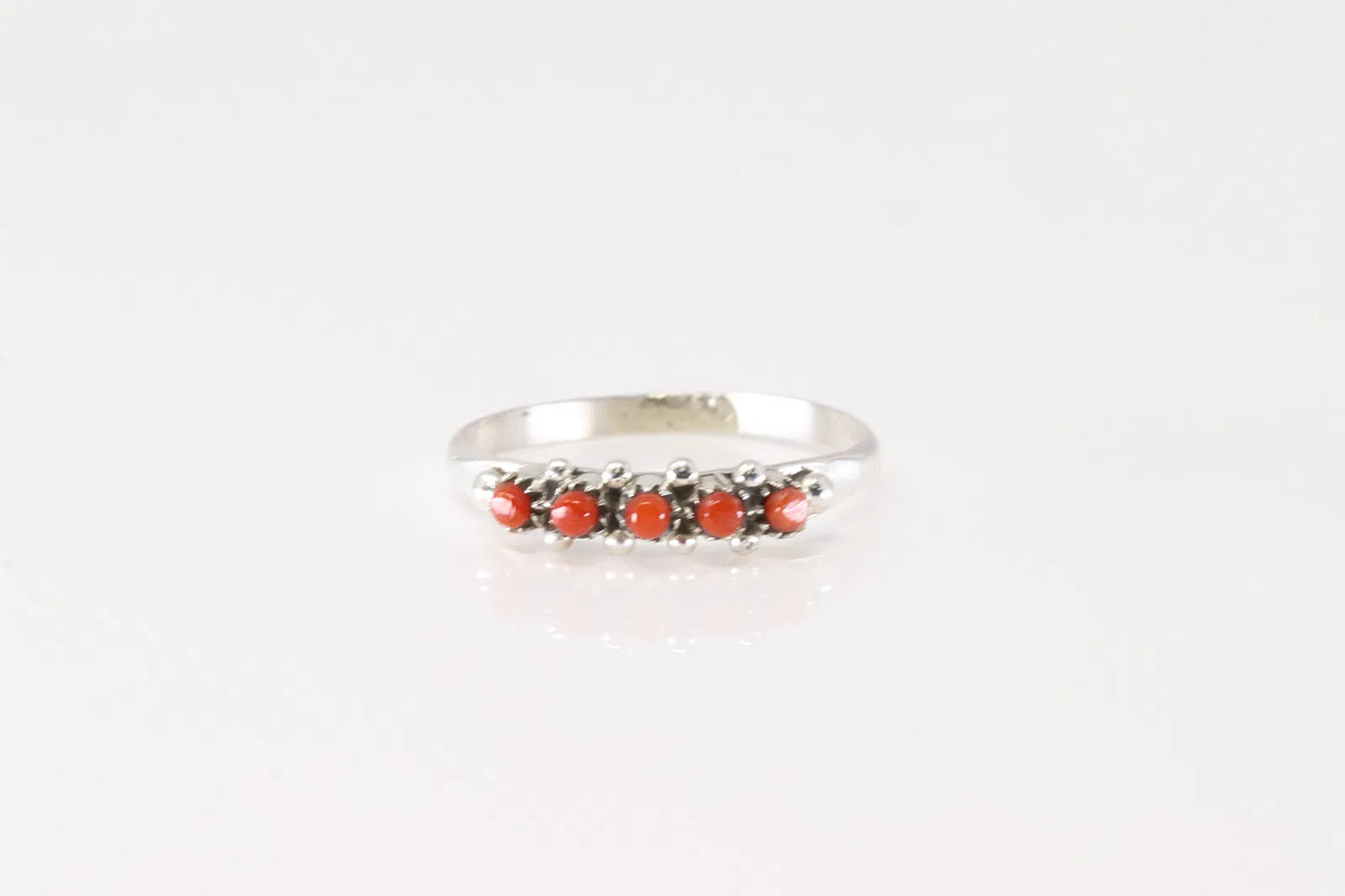 Coral Ring by April Haloo size 8.5