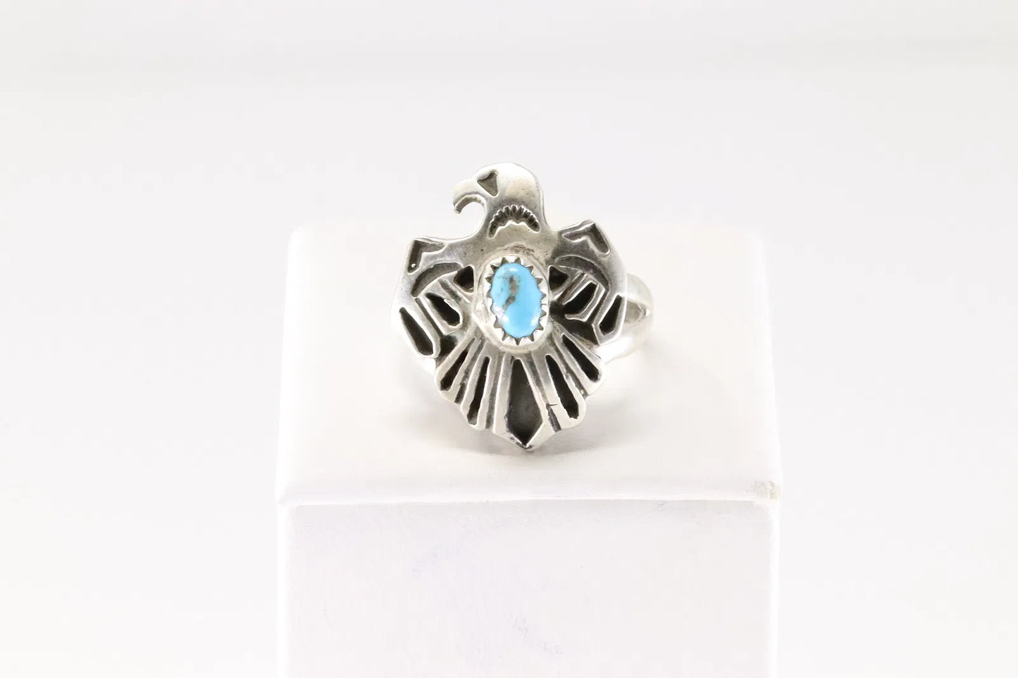 Authentic Navajo Thunderbird Ring size 7.5