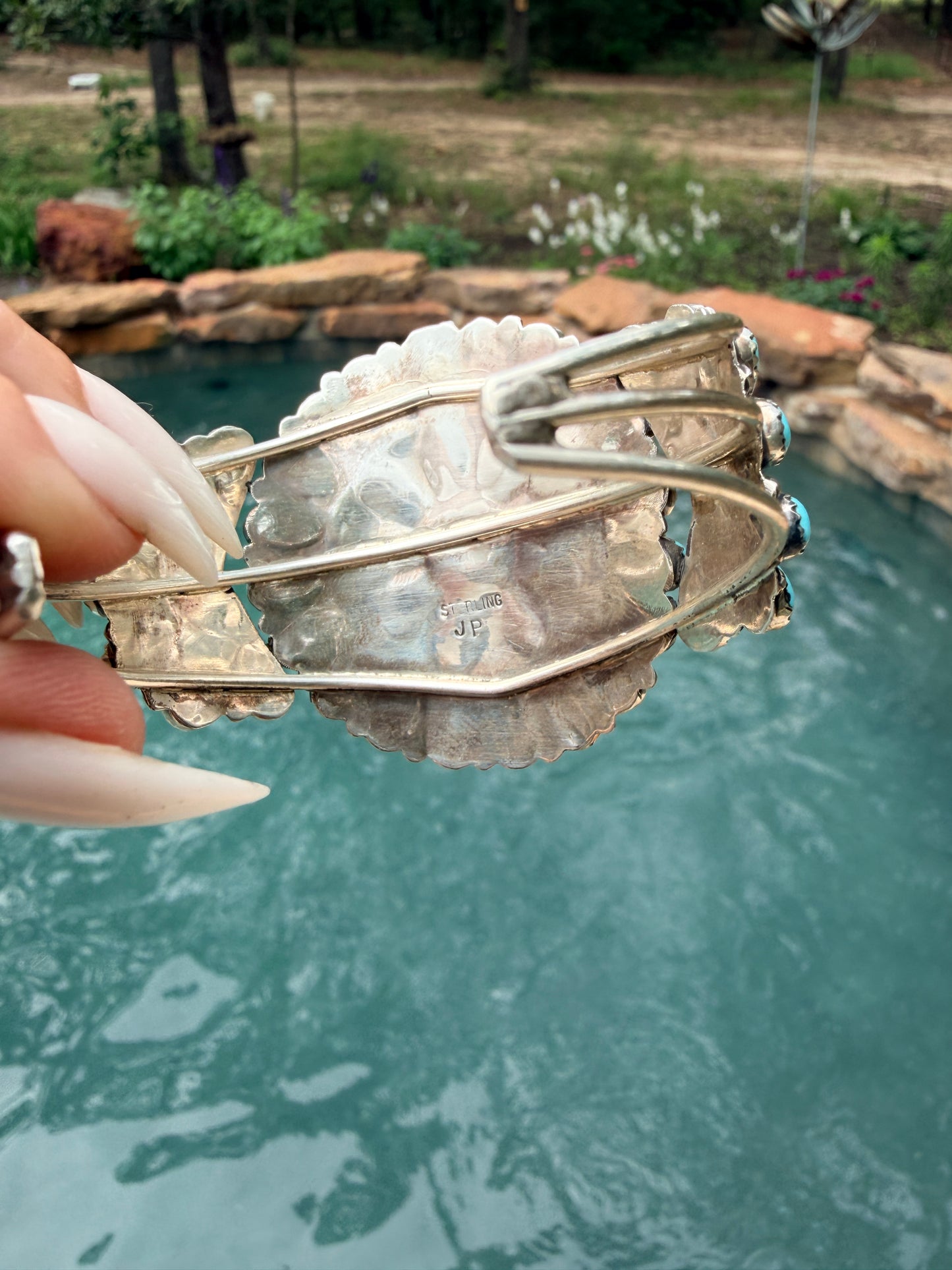Native Made Cluster Kingman Cuff by Jude Perry