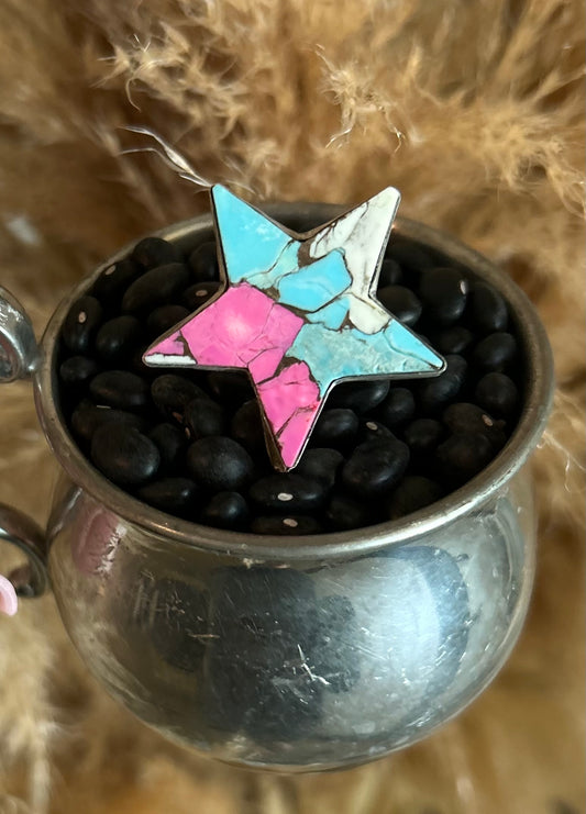 Adjustable Cotton Candy Ring by Donovan Skeets