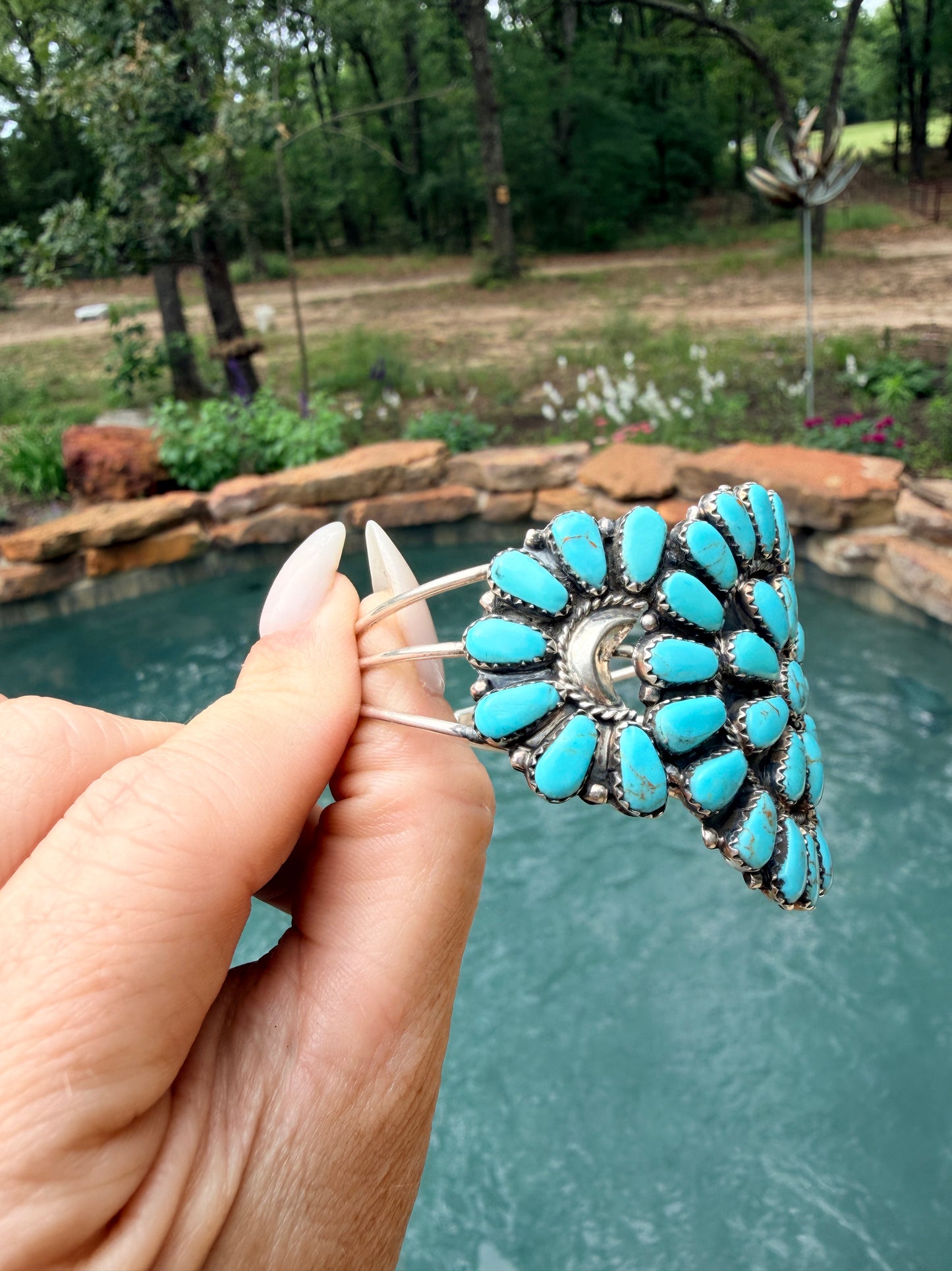 Native Made Cluster Kingman Cuff by Jude Perry