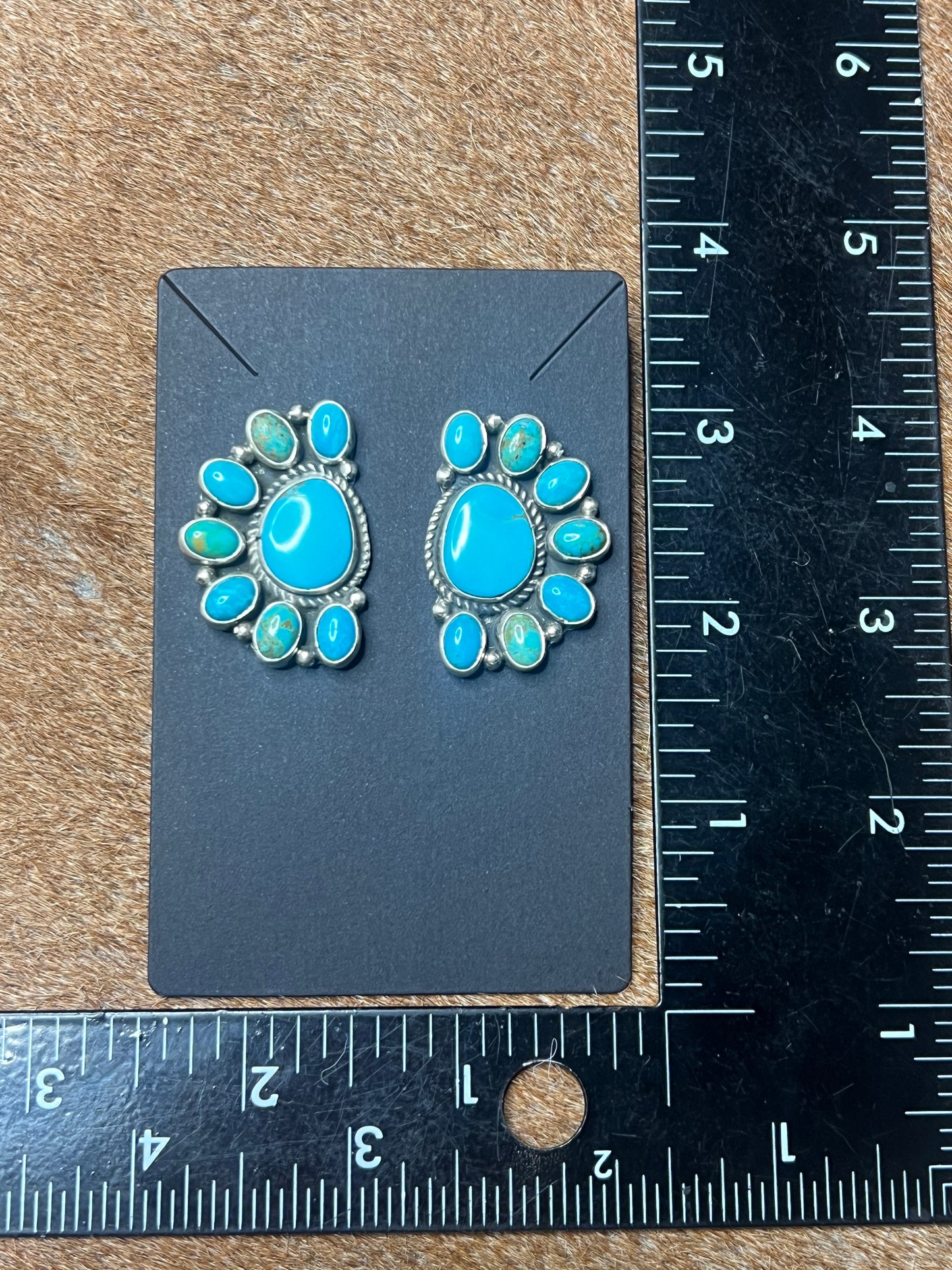 Large Cluster Earrings by Geraldine James