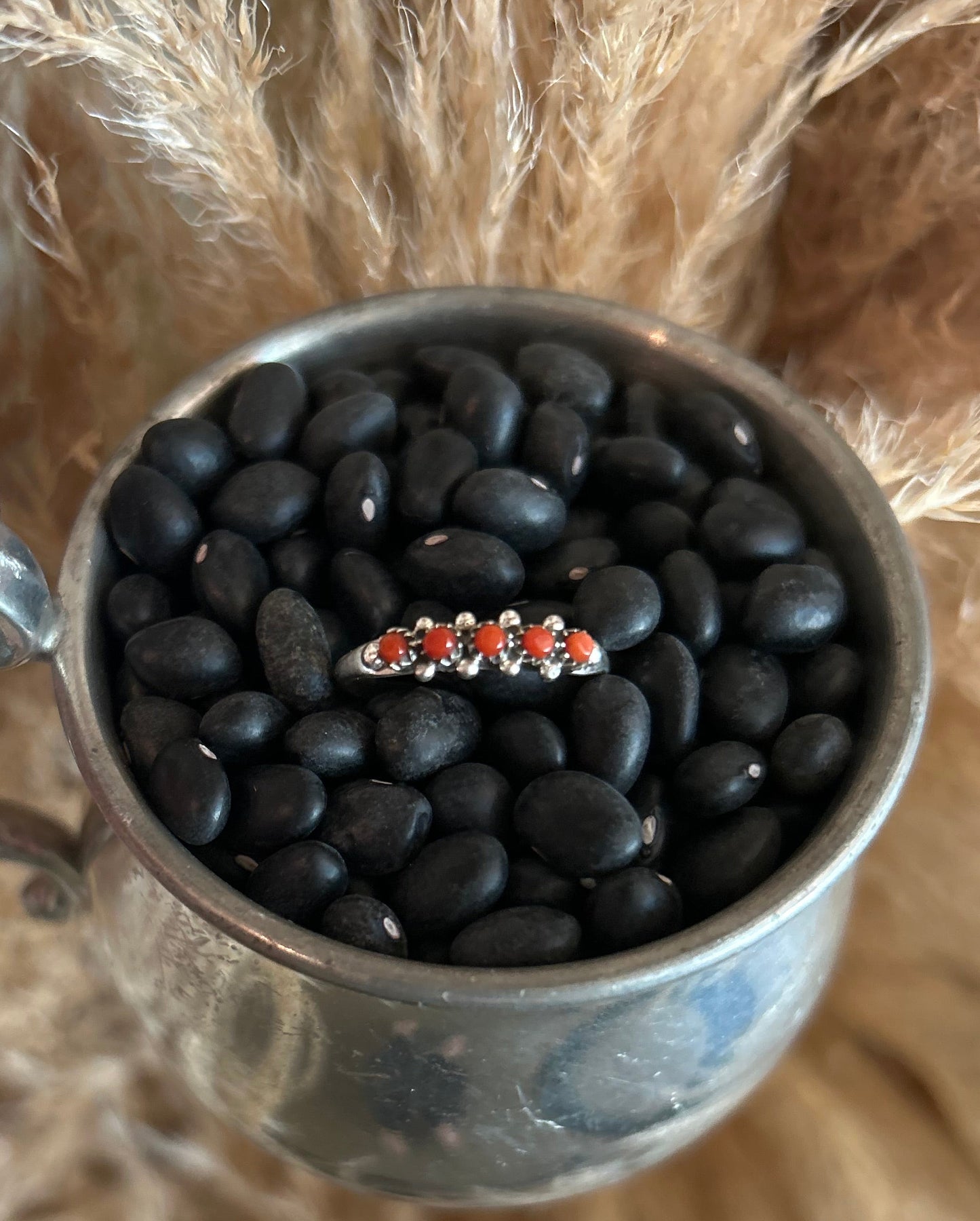 Coral Ring by April Haloo size 8.5