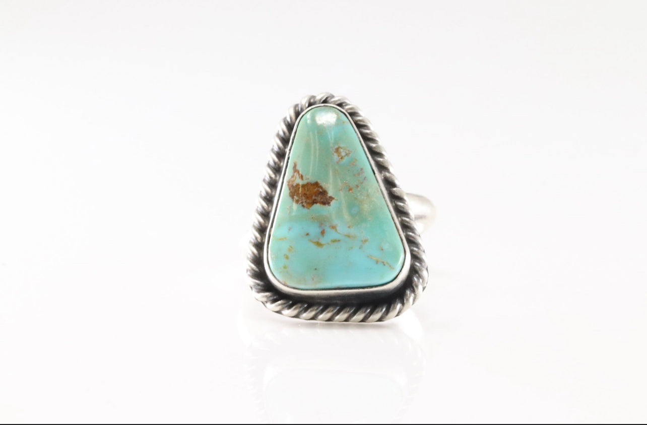 Authentic Johnny Dixon Adjustable Turquoise Ring