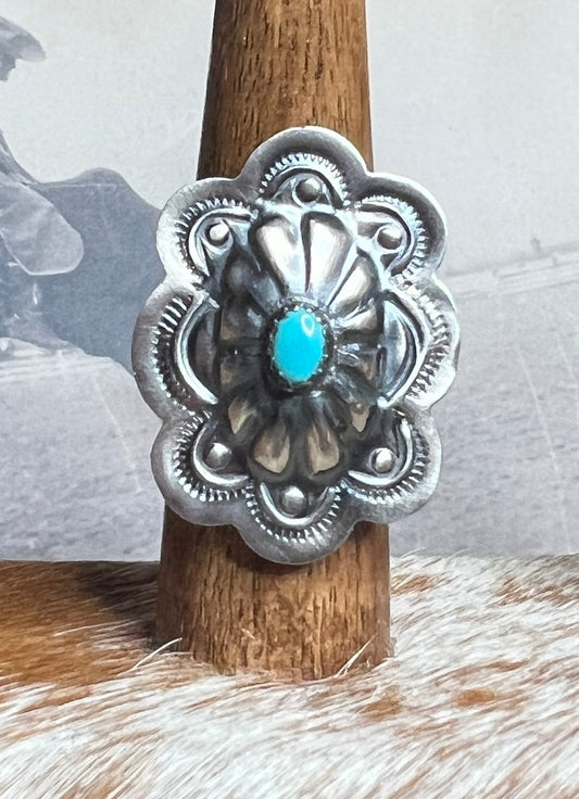 Tim Yazzie Adjustable Concho Ring