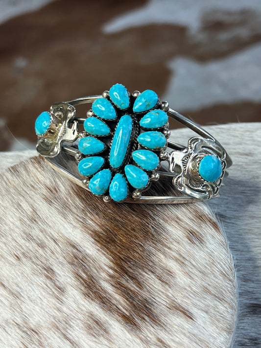 Authentic Native Made Cluster and Thunderbird Cuff