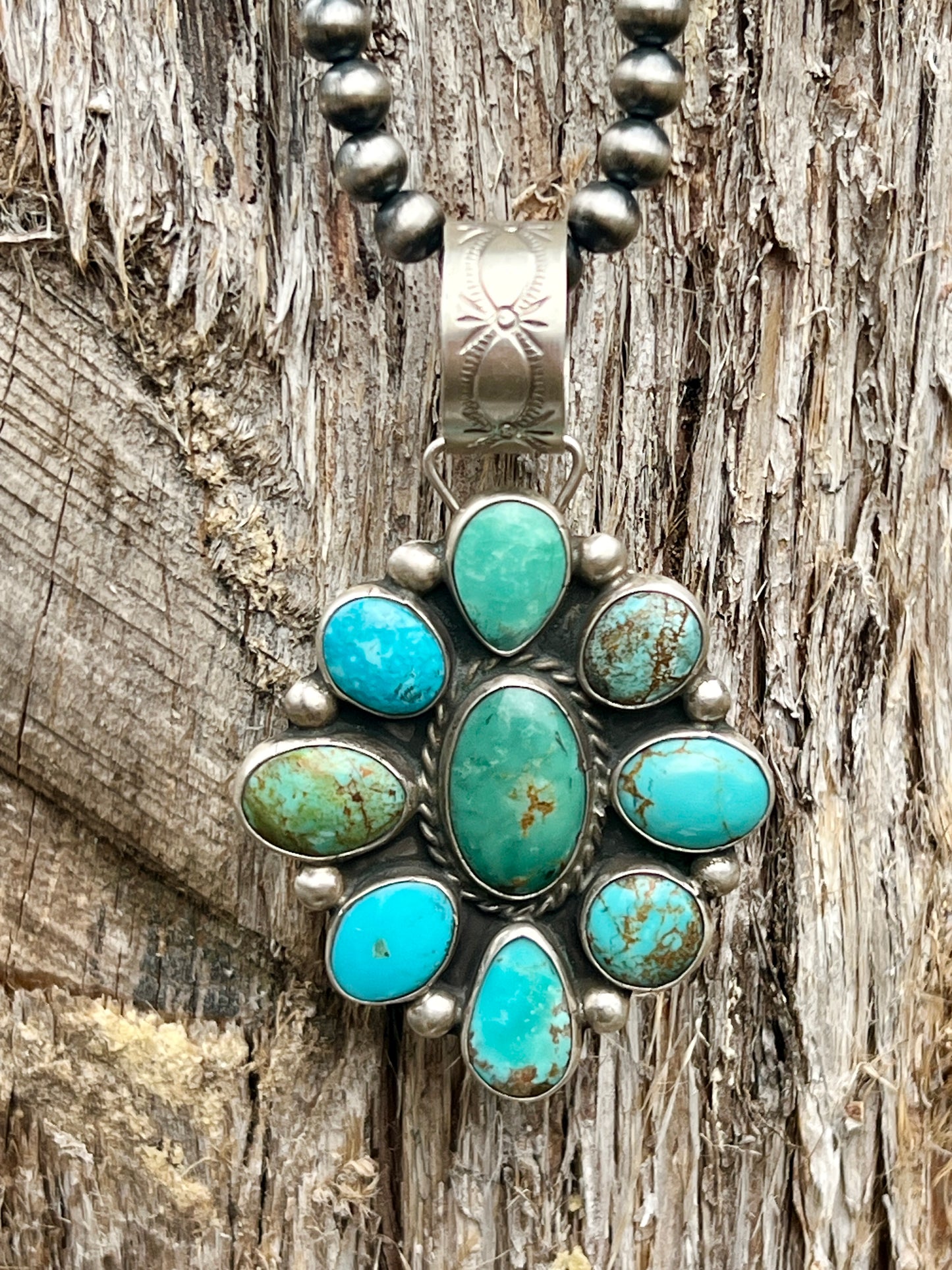 Geraldine James Large Cluster Pendant