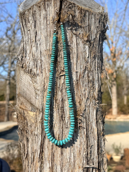 Authentic Rondelle Turquoise Necklace