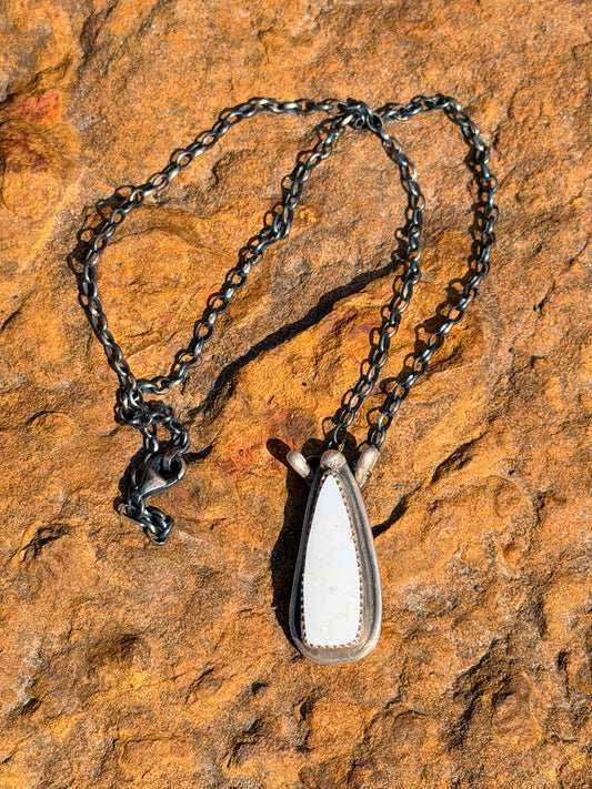 Authentic Navajo White Buffalo Necklace