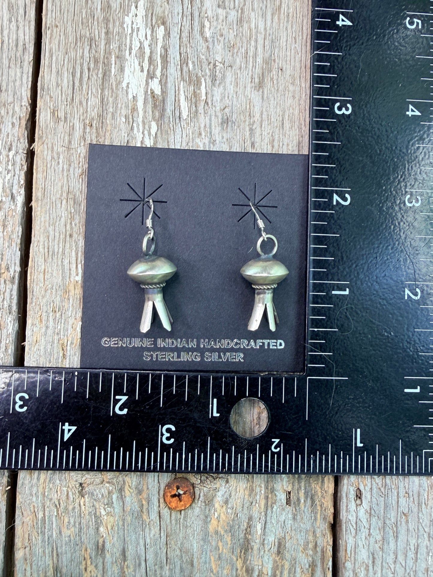 Small Sterling Silver Blossom Dangles Blossom Dangles