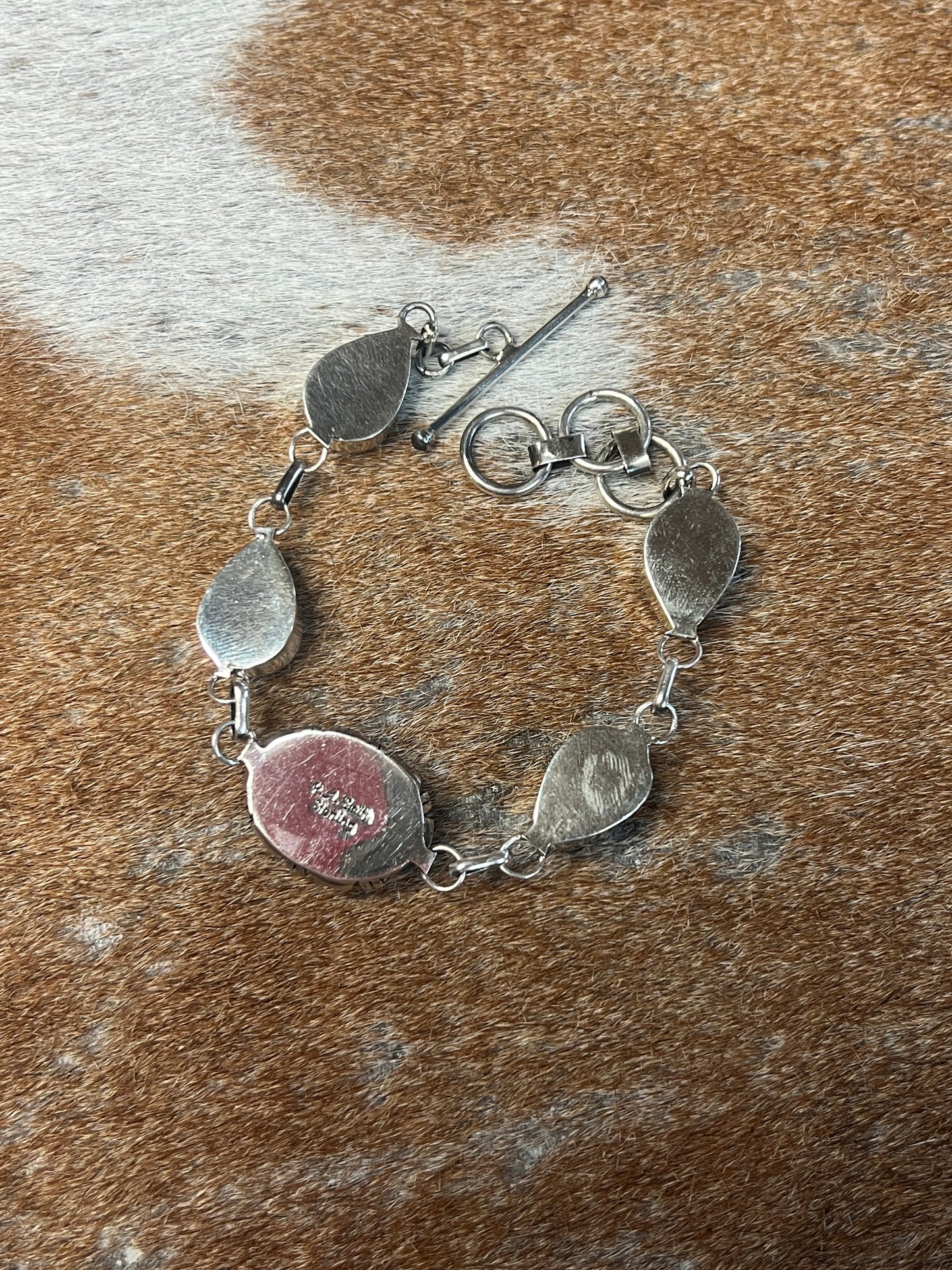 5 Stone Turquoise Bracelet