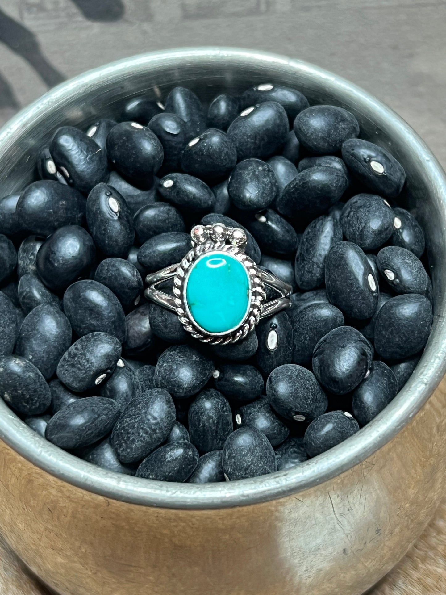 Kingman Turquoise Ring size 6