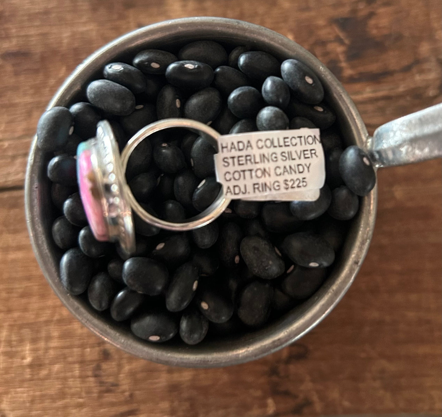 Adjustable Cotton Candy Ring with Rope Design by Hada