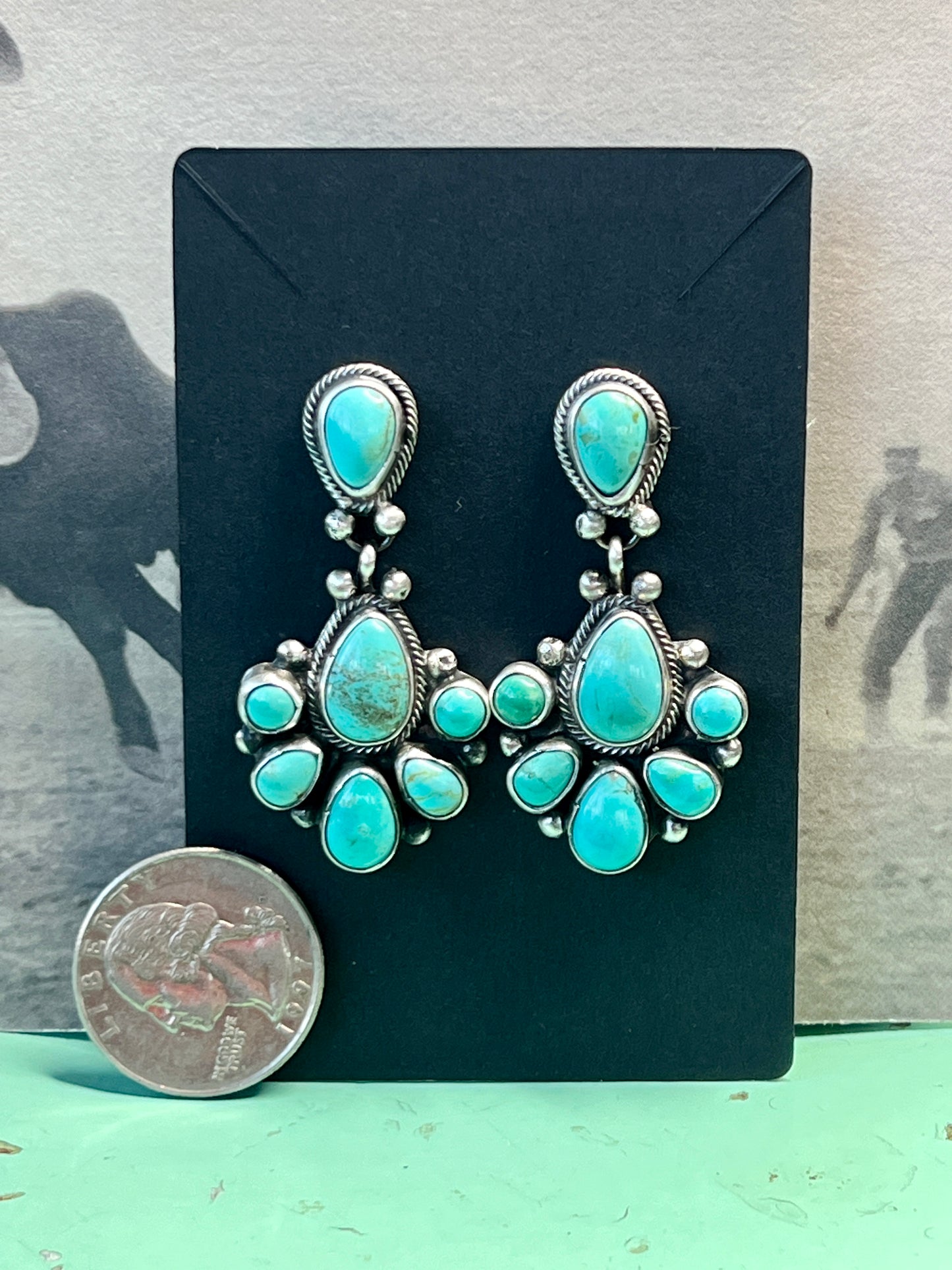 CARICO LAKE Half Cluster Earrings by Travis Jensen