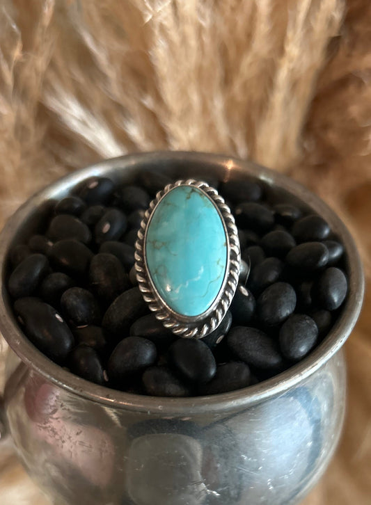Turquoise Adjustable Ring by Dixon