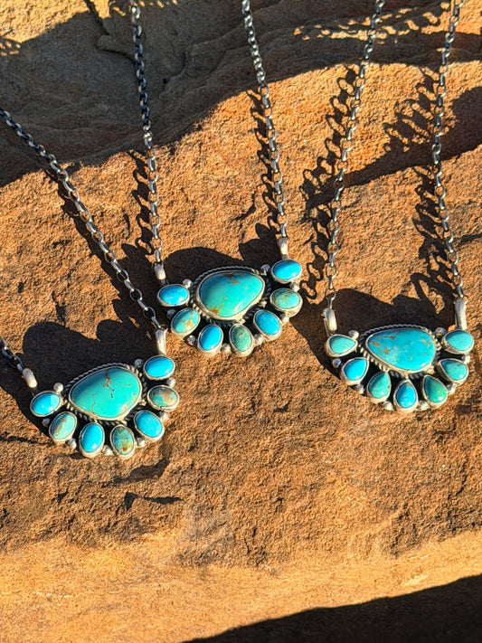 Turquoise Necklace by Geraldine James 18in