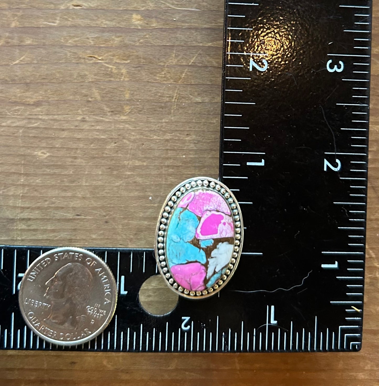 Adjustable Cotton Candy Ring with Rope Design by Hada