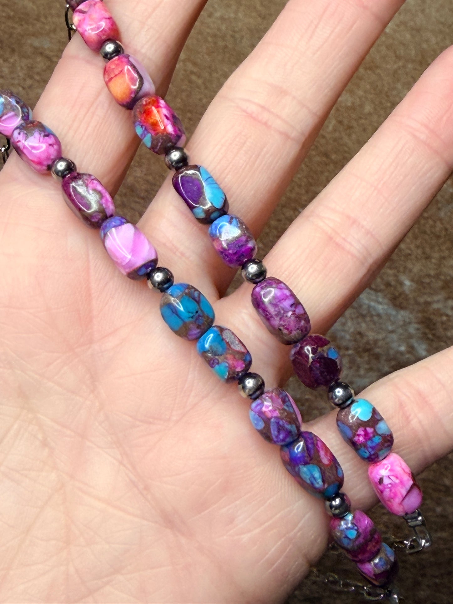 Cotton Candy Turquoise Necklace