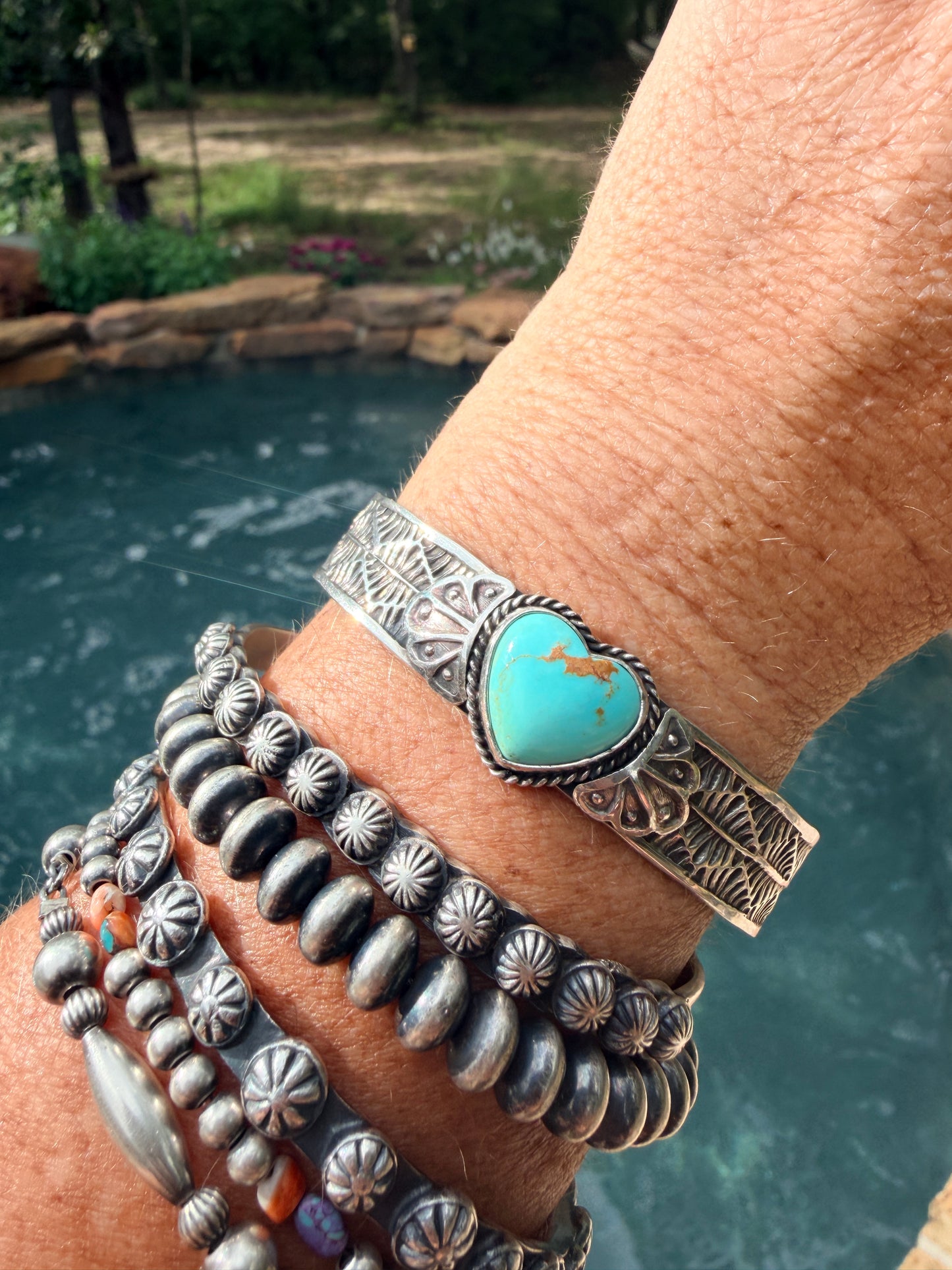 Native Made Sunshine Reeves Kingman Cuff