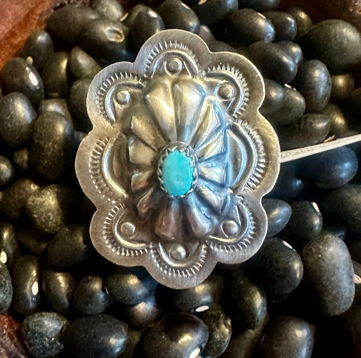 Tim Yazzie Adjustable Concho Ring