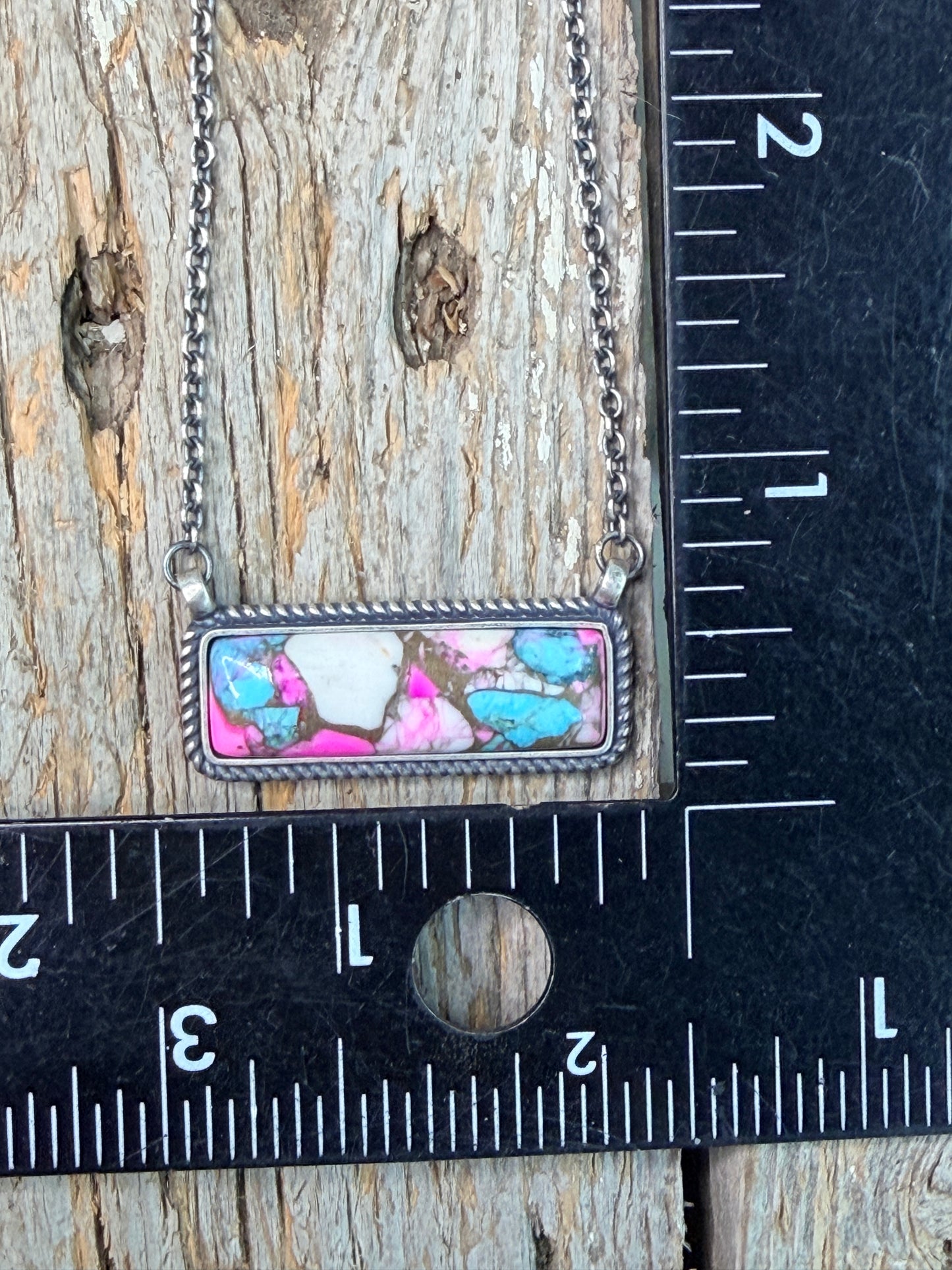 Cotton Candy Bar Necklace