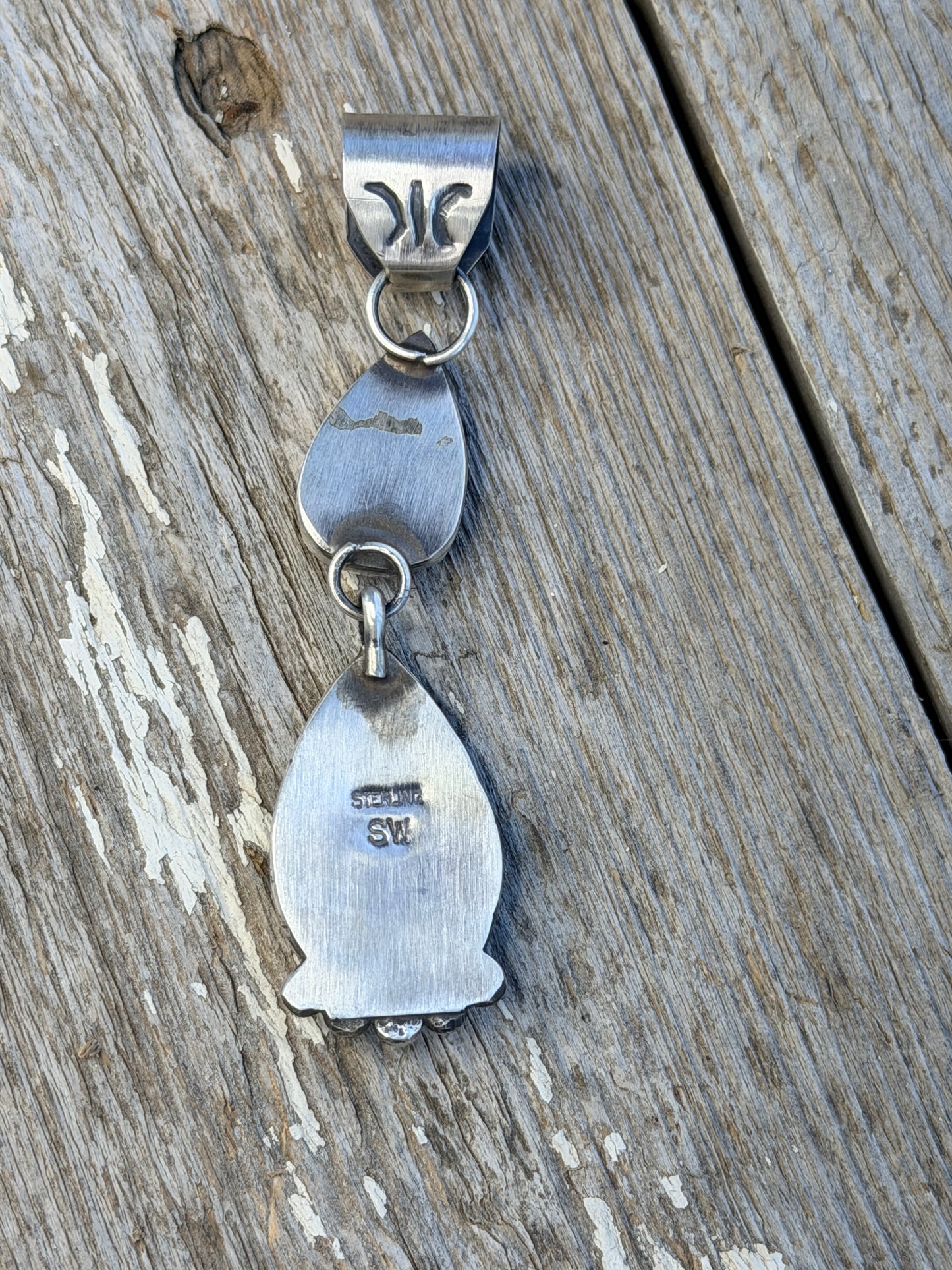 Stunning Spiny Oyster and Turquoise Native American Pendant