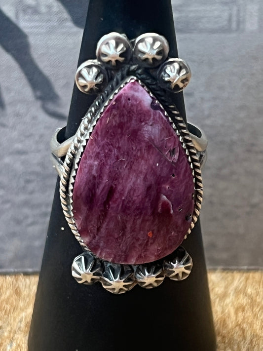 Purple Spiny Ring size 10.5