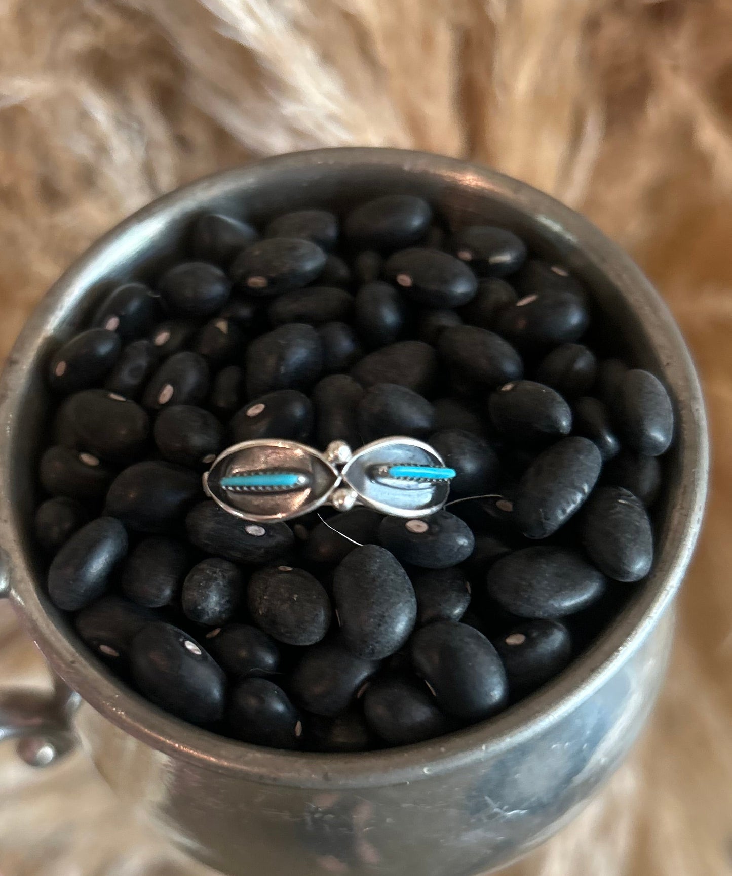 Vintage Zuni Ring by Fernando Othole size 5