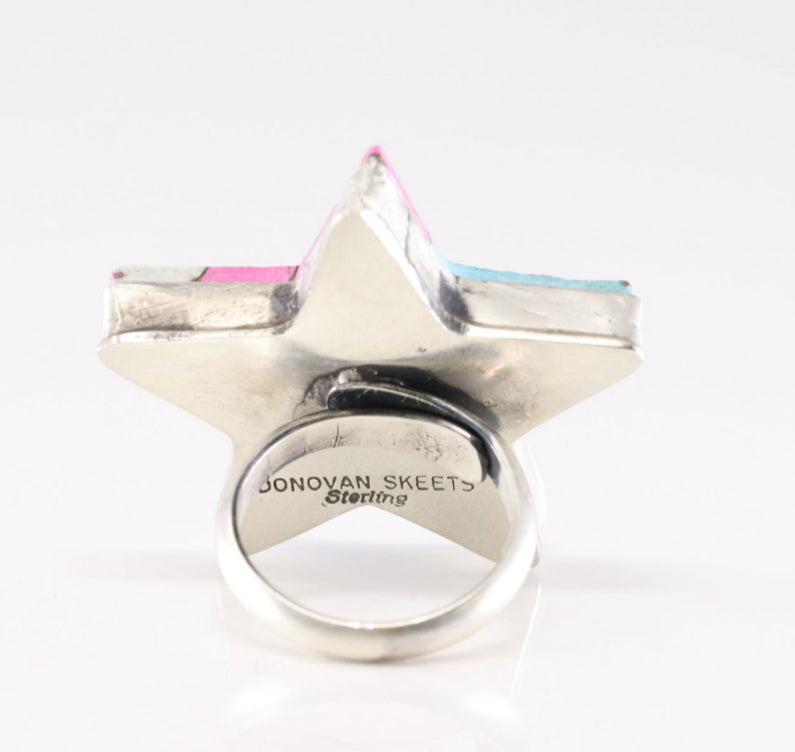 Adjustable Cotton Candy Ring by Donovan Skeets