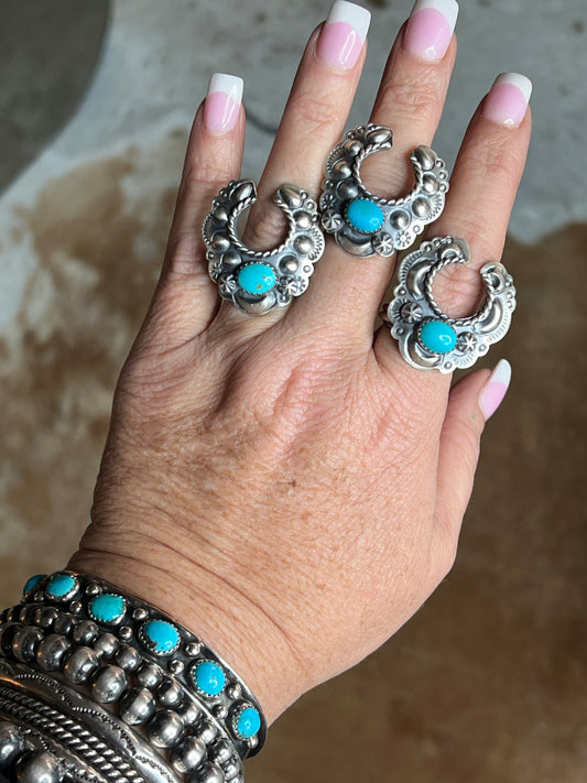 Naja Adjustable Ring by T Yazzie